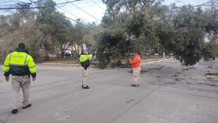 periodo de fuertes vientos