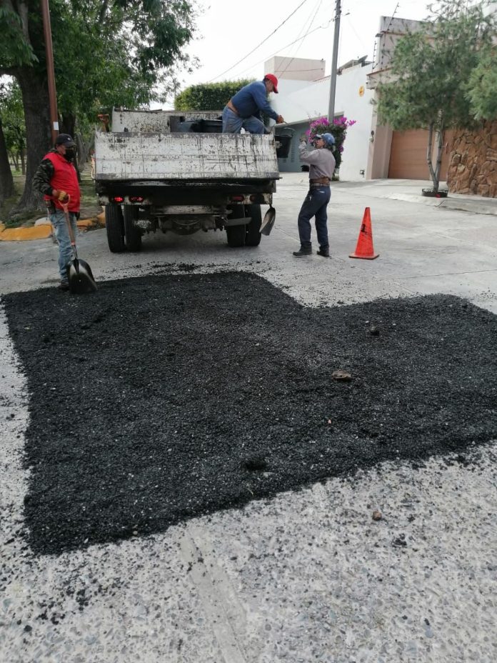 rehabilitar calles de Lomas tercera
