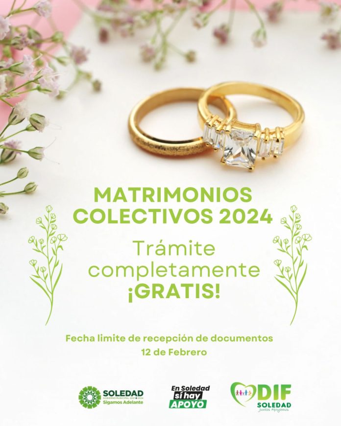 MATRIMONIO PRÓXIMO 14 DE FEBRERO