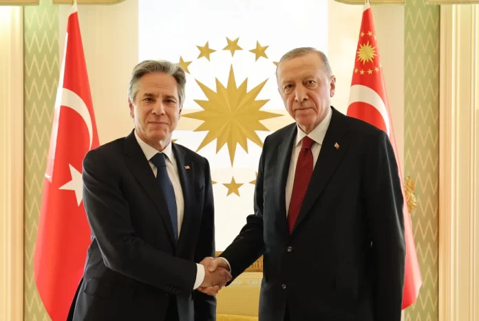 Blinken se reúne con Erdogan
