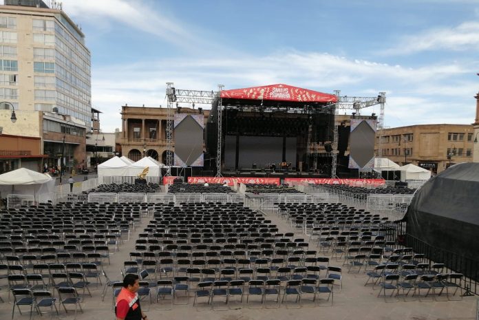 fuertes vientos en la ciudad