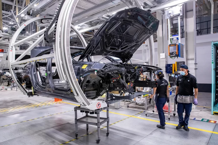 Producción trimestral de autos